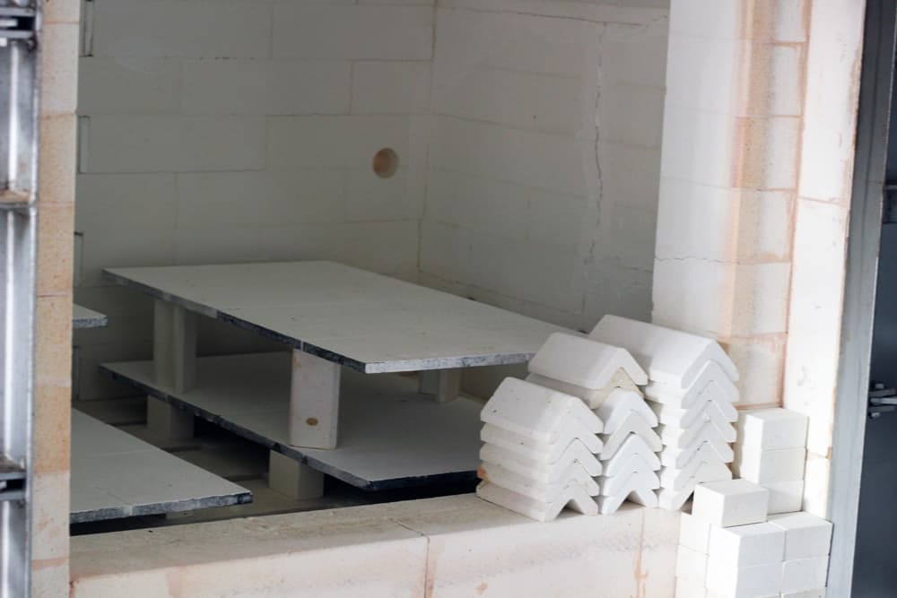 星野さんが使用しているガス窯