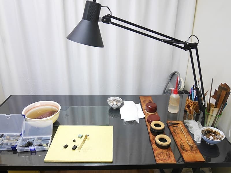 作業用のデスク