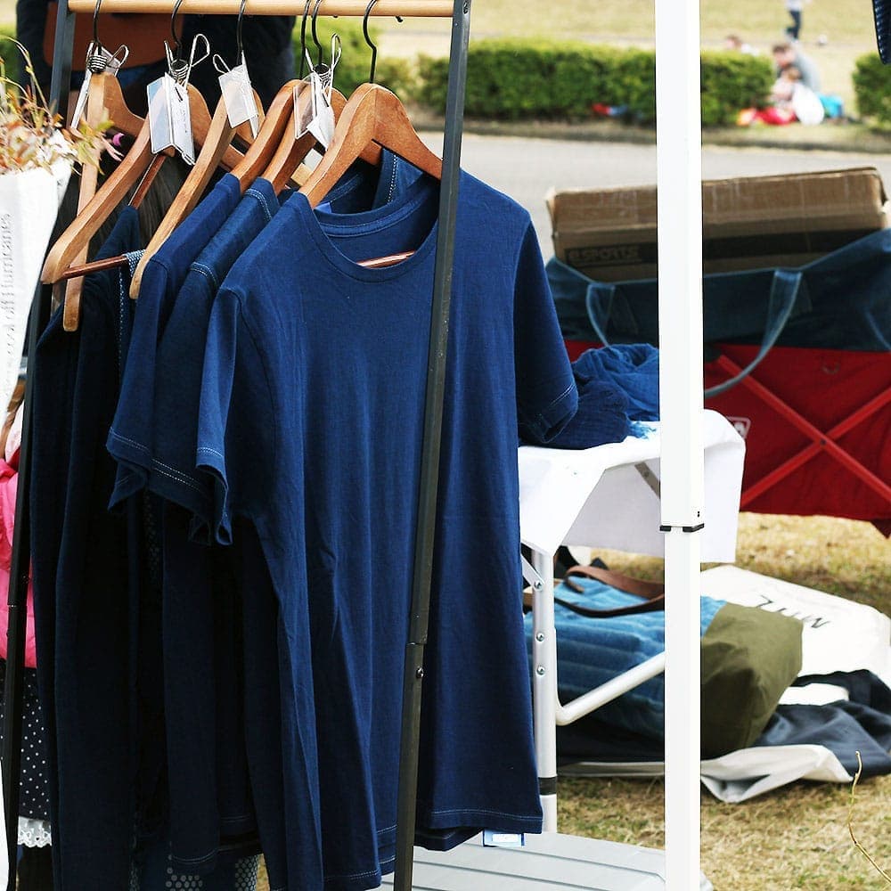 ものあいさんの藍染作品